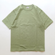 ダブルワークス DUBBLE WORKS 8番手 度詰め丸胴天竺Tシャツ HEAVY WEIGHT TEE Lot.37001 GREEN