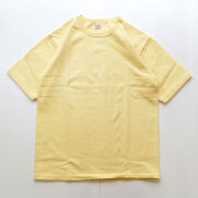 ダブルワークス DUBBLE WORKS 8番手 度詰め丸胴天竺Tシャツ HEAVY WEIGHT TEE Lot.37001 LEMON