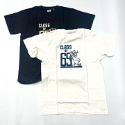 ダブルワークス DUBBLE WORKS ラフィ天竺 プリントTシャツ CLASS OF 69 Lot.33005