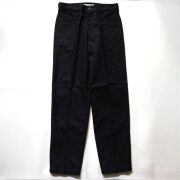 エフオービーファクトリー FOB FACTORY STA-PREST WIDE TROUSERS F0529 Black