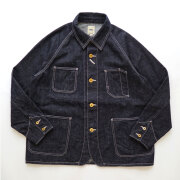 エフオービーファクトリー FOB FACTORY ヘンプデニム カバーオール F2410