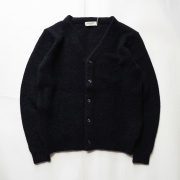 ムーンキャッスル MOONCASTLE アンゴラキッドモヘア Vネックカーディガン M2203 NavyBlack