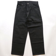 プリズンブルース PRISON BLUES リラックスフィットデニム 5P DENIM Rinced Black