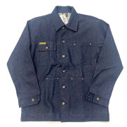 プリズンブルース PRISON BLUES デニムヤードコート リジッドブルー カバーオール Denim Rinced Blue