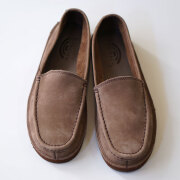 【極美品】レインボーサンダル　ローファー　ブラック Woman ブラック レザー スポーティー ローファー