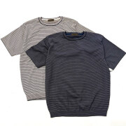リナシェンテ Rinascente コットンポリ ストリートストライプ  Washable Street Striped T RODNEY 96604