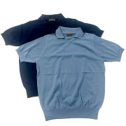 リナシェンテ Rinascente 綿ポリ スキッパーポロシャツ Orcia Washable SkipperPolo（94902A）
