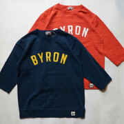 ユーエムアイ サンライズ U.M.I SUNRISE スラブプリントTEE 7分袖 PRINT T-SHIRT BYRON