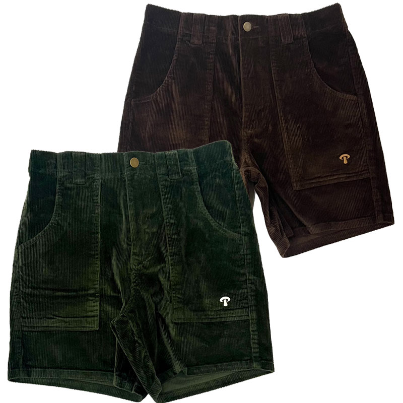 モラスク MOLLUSK コーデュロイ Shroom Shorts キノコ ショーツ Corduroy ストレッチ