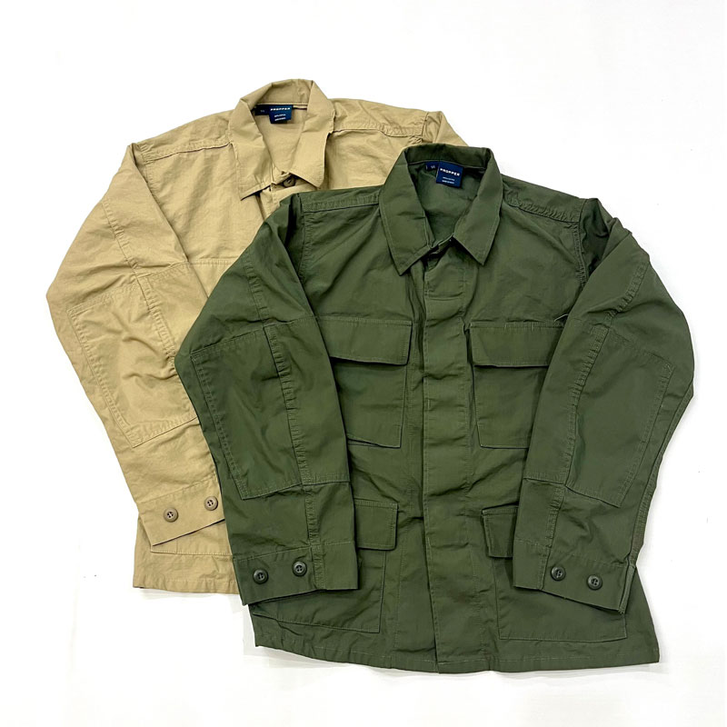 プロッパー PROPPER コットンリップストップ BDU ジャケット F5454 OLIVE ワンウォッシュ加工済み