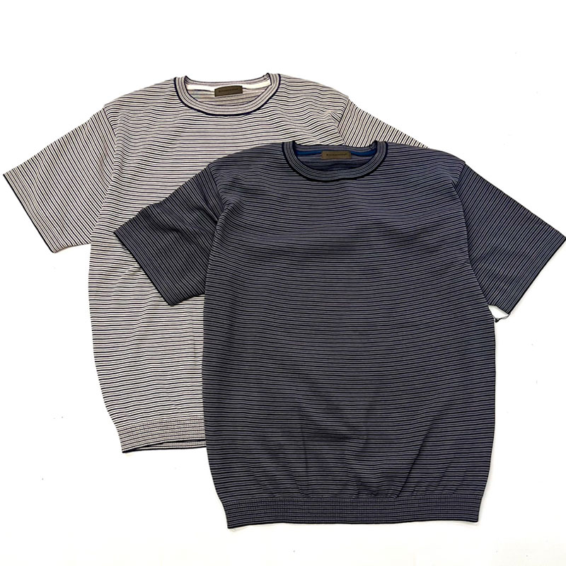 リナシェンテ Rinascente コットンポリ ストリートストライプ  Washable Street Striped T RODNEY 96604
