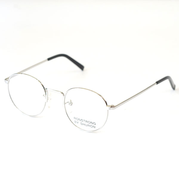 シュロン SHURON ロンストロング RONSTRONG ボストン型メタルフレーム SHURON社製 SILVER