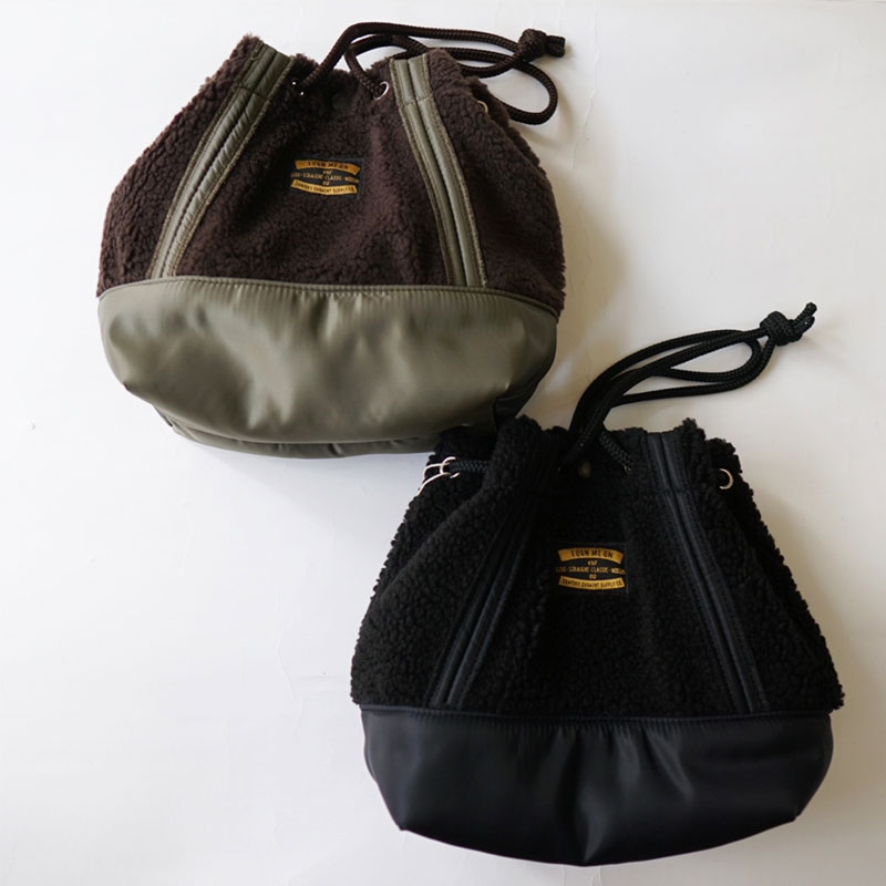 ターンミーオン TURN ME ON ボア巾着ポーチ バッグ