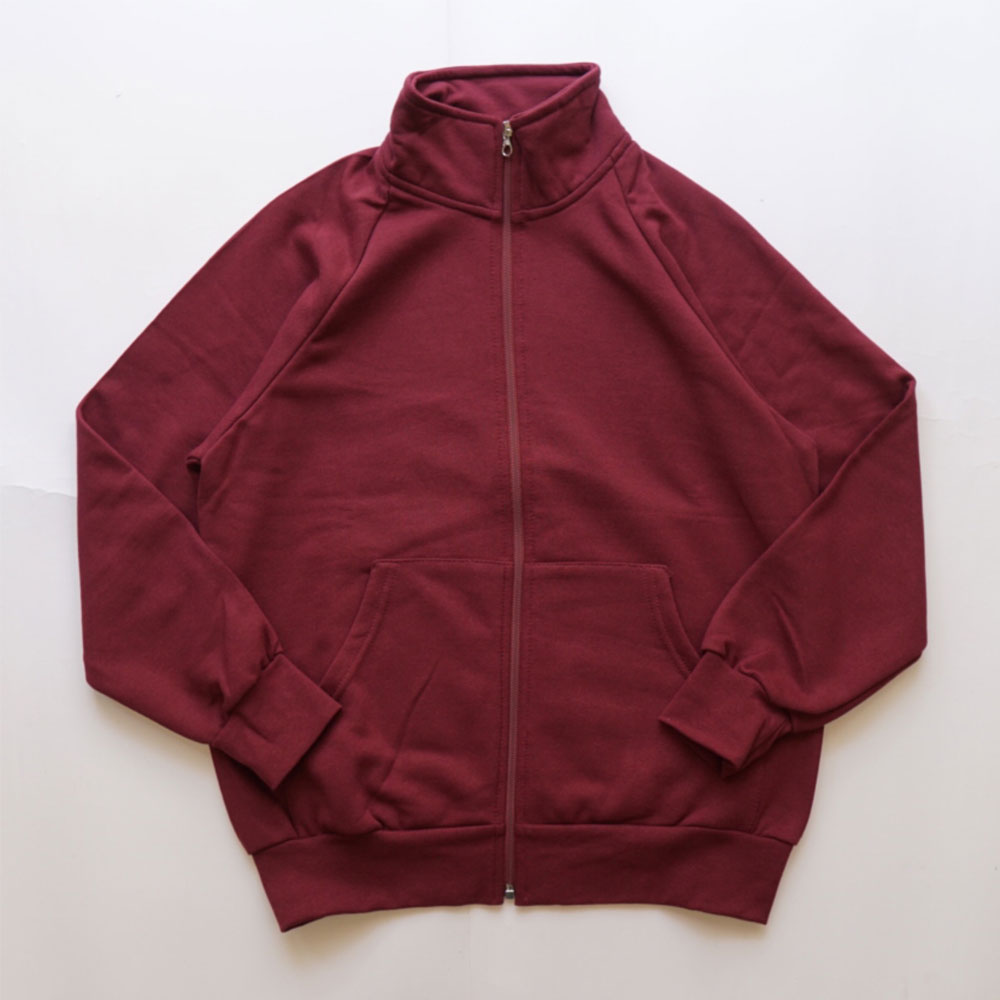 ベスティ Vesti ジップアップスウェットジャケット Burgundy