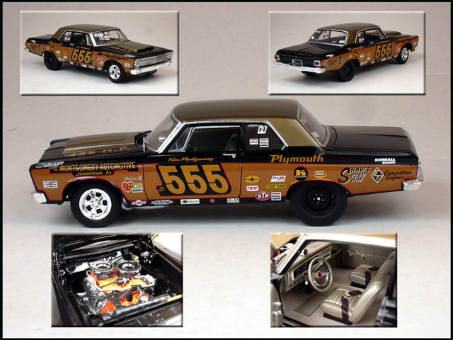 1/18　HWY 61   1965 Plymouth HEMI Belvedere 555　18-16