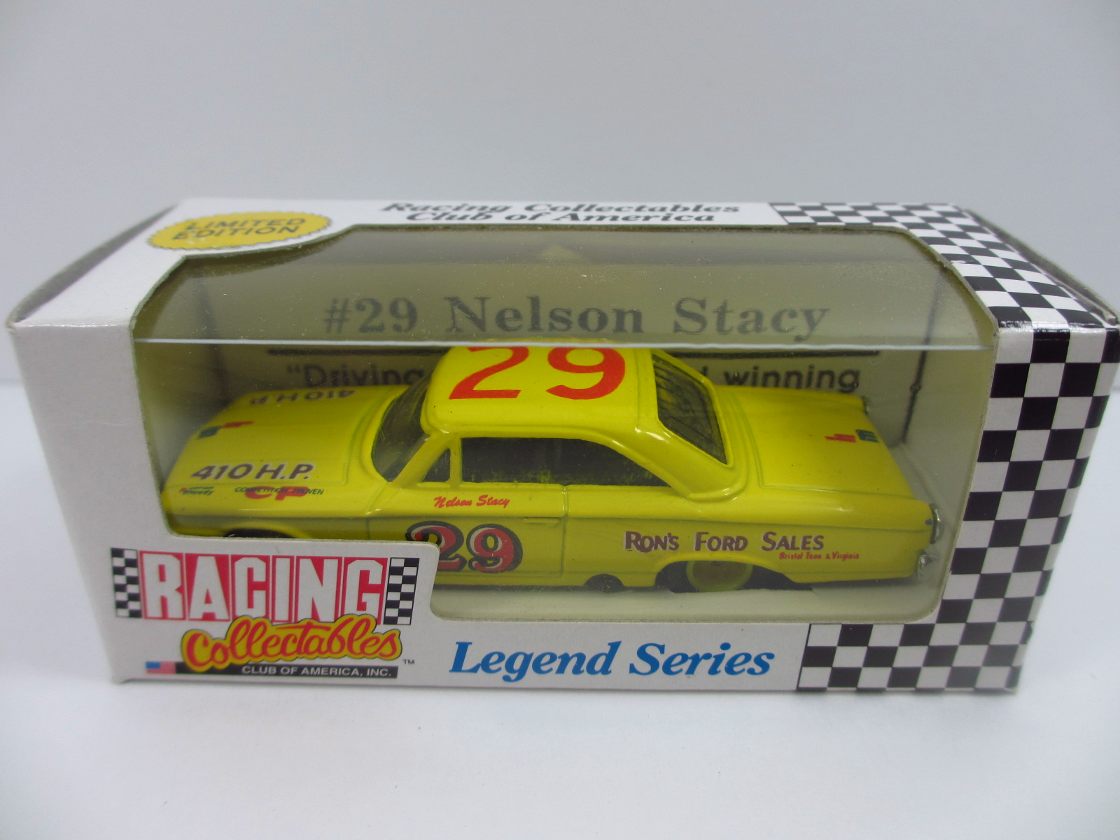 1/64 RCCA  #29 NELSON STACY 　1963 FORD 64-19