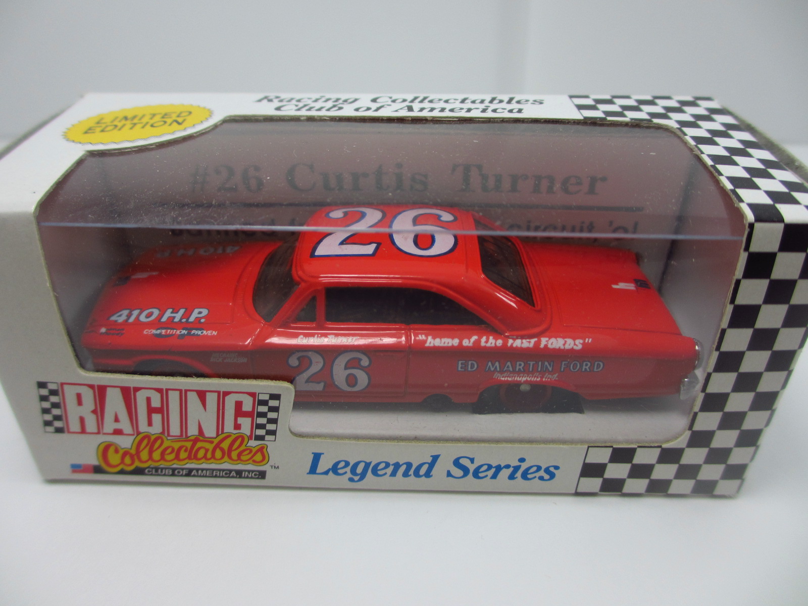 1/64 RCCA #26 CURTIS TURNER　1963 FORD 64-21