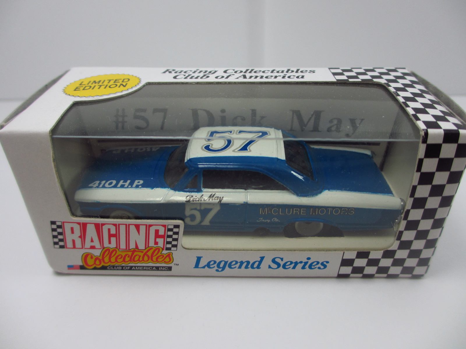 1/64 RCCA  #57 DICK MAY  1963 FORD 64-15