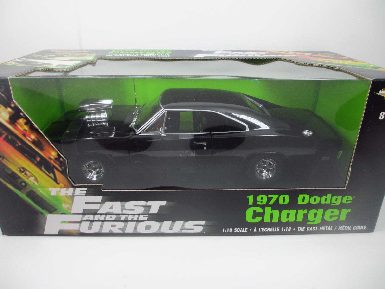 1/18　ERTL　1970　Dodge Charger　ダッチ　チャージャー　　ワイルドスピード　18-102