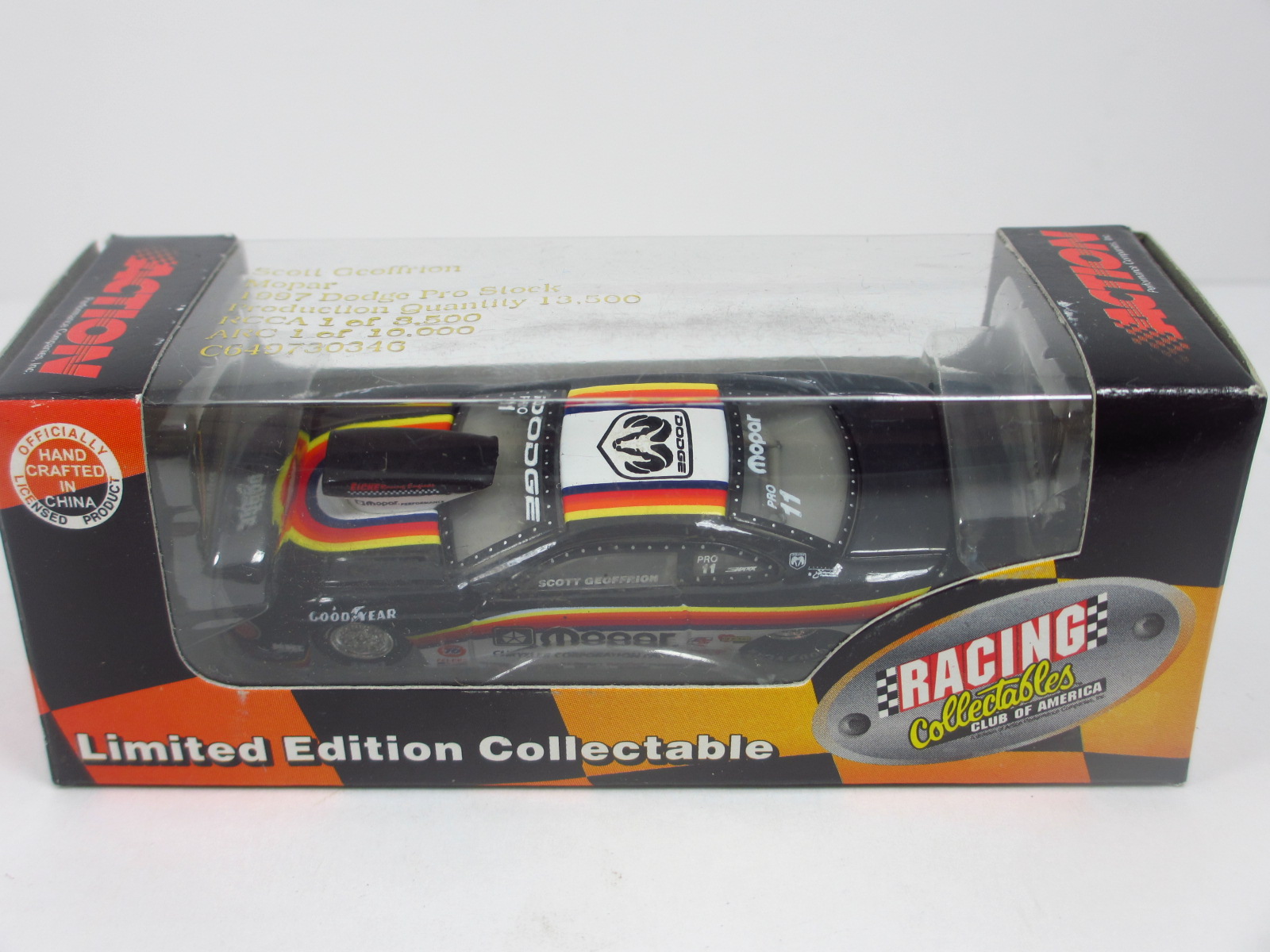 1/64　ACTION　　Scott Geoffrin Mopar 1997 Dodge Pro Stock　64-28