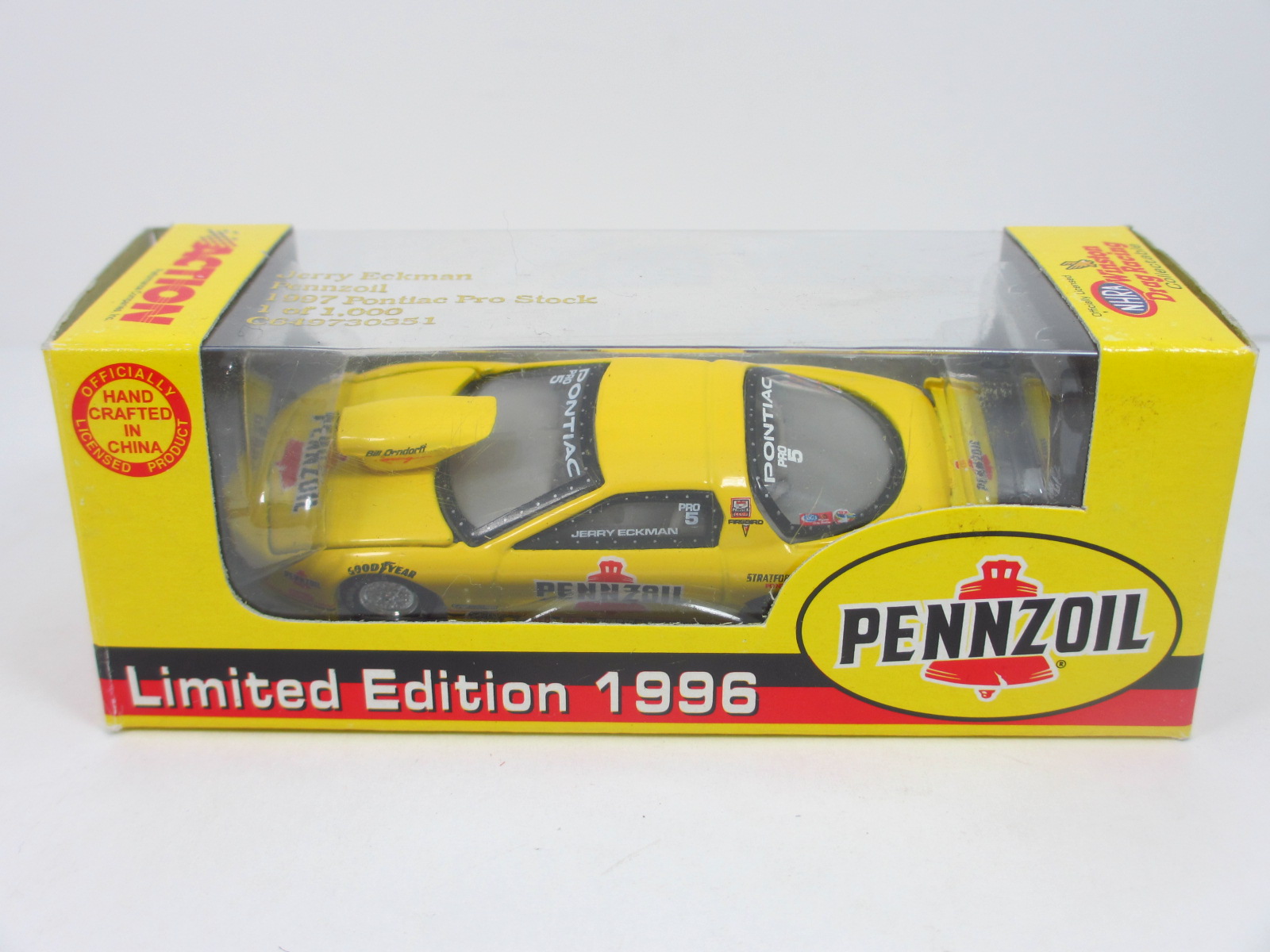 1/64　ACTION　　Jerry Eckman Pennzoil 1997 Pontiac pro stock　64-29