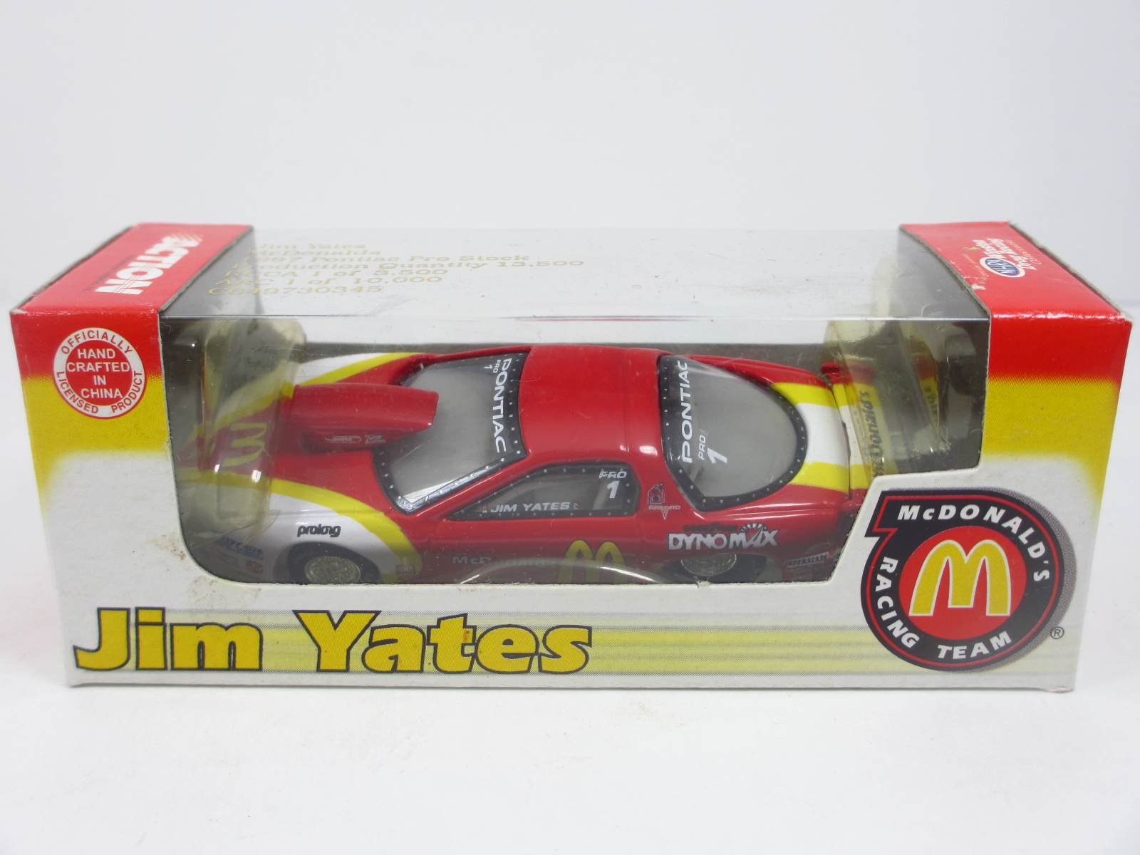 1/64　ACTION　　Jim Yates McDdonalds 1997 Pontiac Pro Stock　64-27