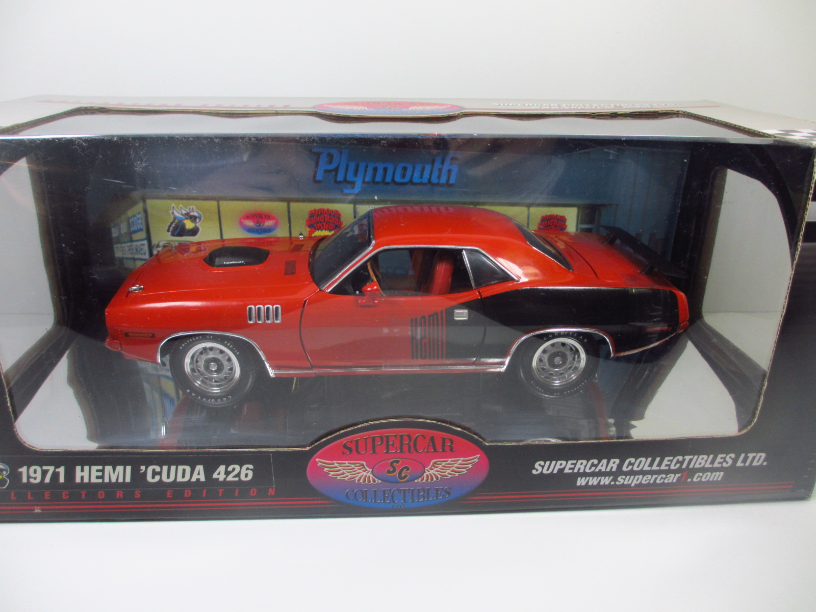 1/18　HWY 61  1971　Hemi CUDA　426  ORANGE　18-122