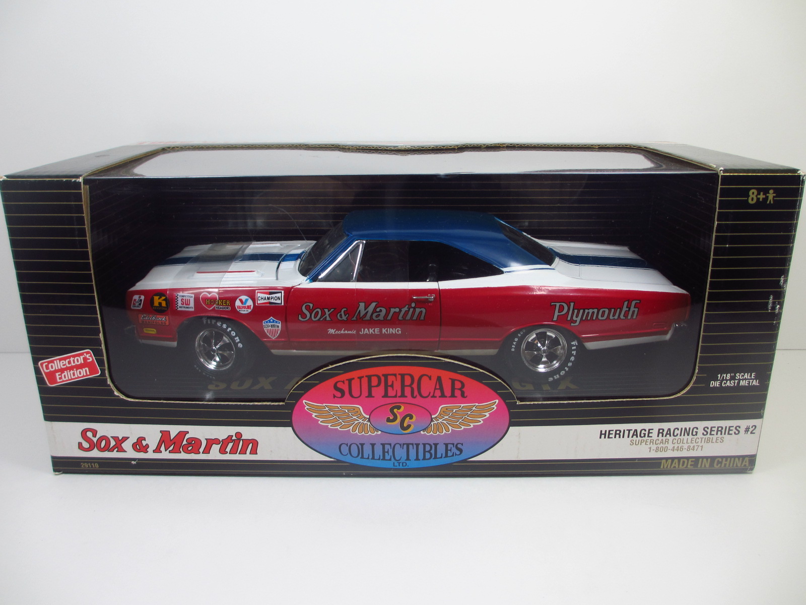 1/18　プリムス　GTX　1969　　SOX & MARTIN　　　S/S   18-11