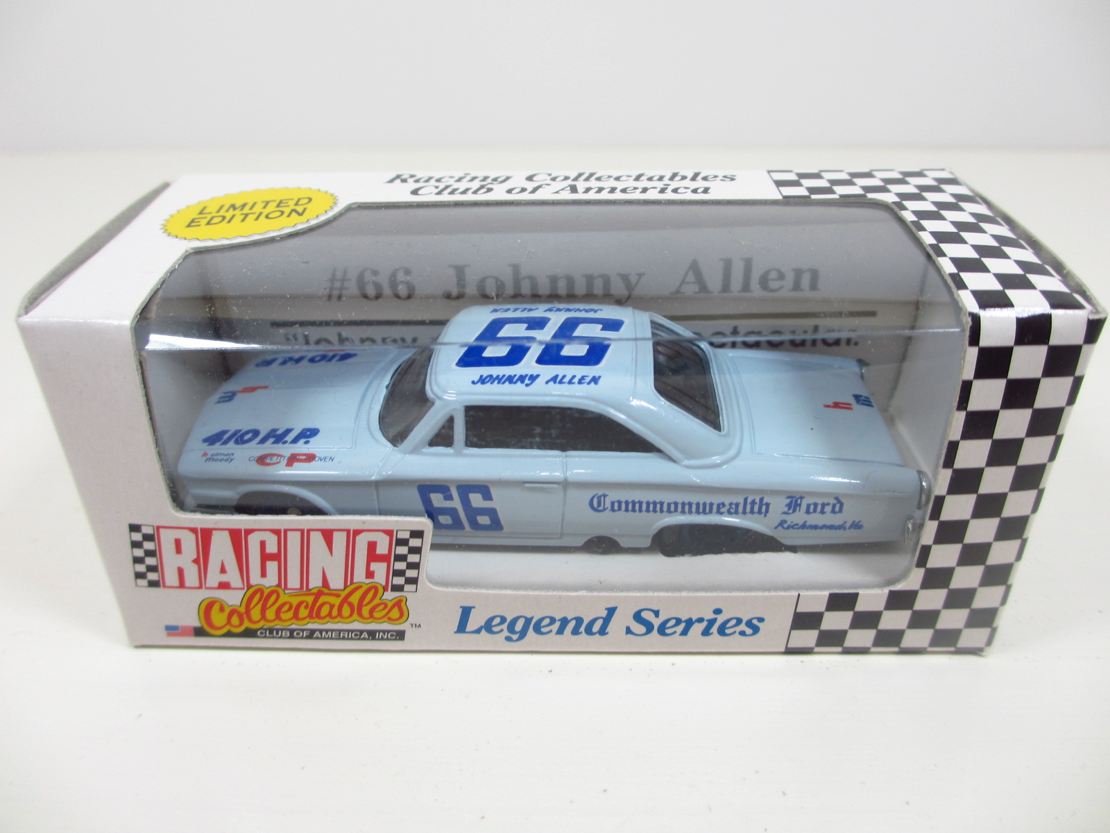 1/64 RCCA #66　Johnny Allen 　1963 FORD　 64-54