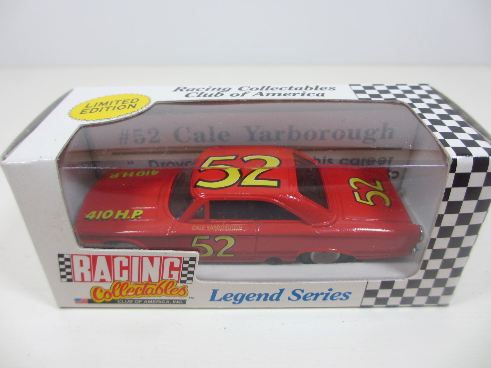 1/64 RCCA #52　 Cale Yarborough 　1963 FORD　 64-53