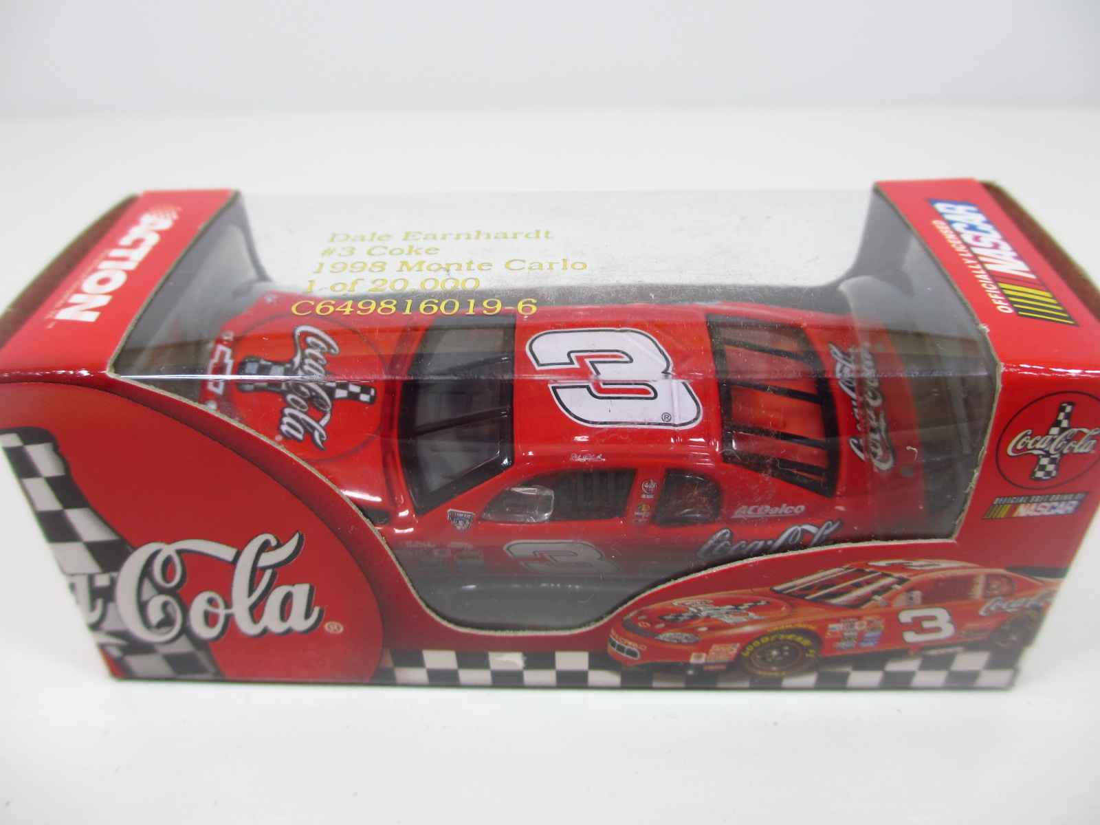 1/64　ACTION　1998　DALE EARNHARDT #3 Coke  64-51