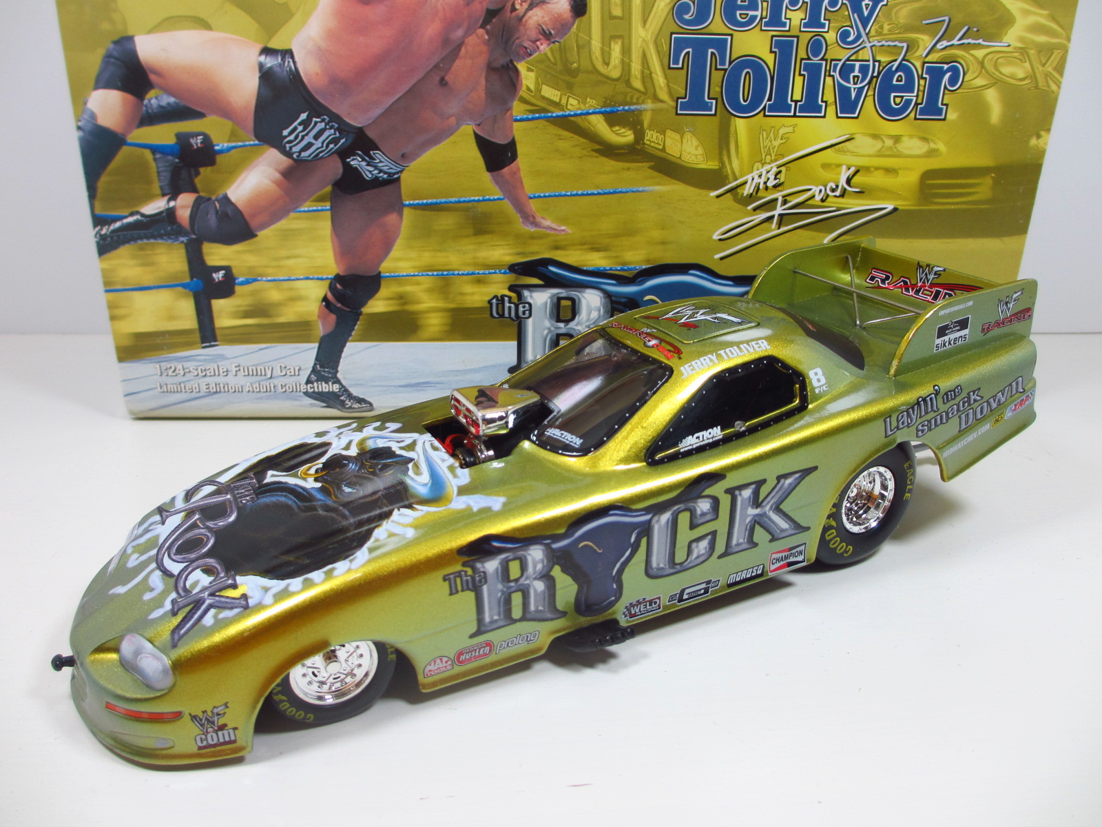 1/24 ACTION　 2000　JERRY TOLIVER　WWF　CHEVROLET CAMARO　24-97