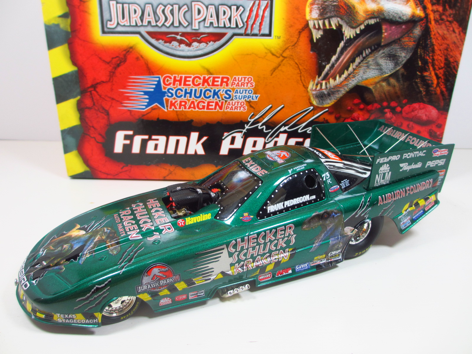 1/24 ACTION　 200１　Frank Pedregon 　Jurassic Park III 　Pontiac Firebird   24-99