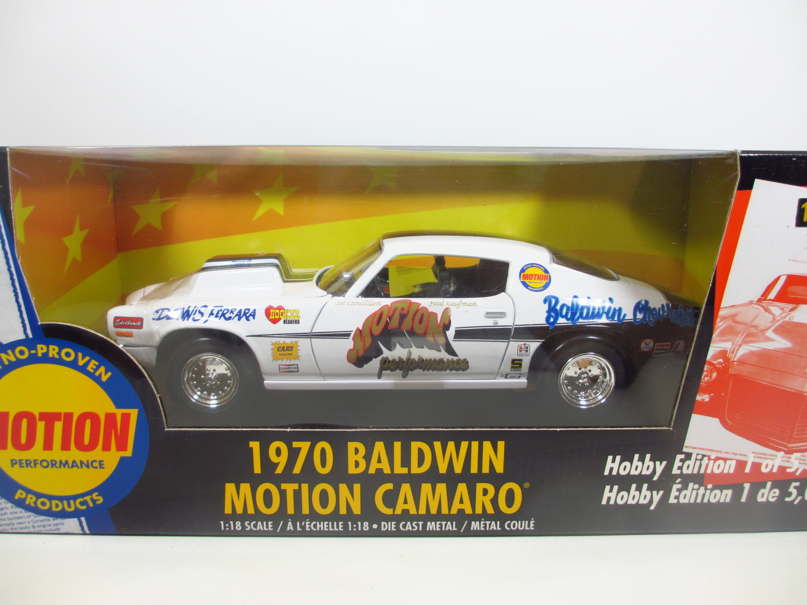 1/18  ERTL　1970 Baldwin Motion Camaro 　カマロ　18-157