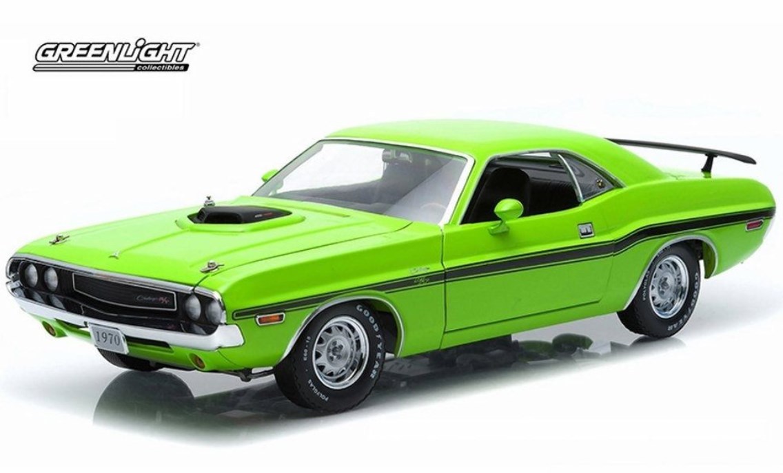 1/18 GreenLight  1970　Dodge Challenger R/T　SUBLIME GREEN / ダッチ　チャレンジャー　サブライム・グリーン　18-202