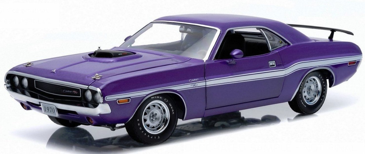 1/18 GreenLight  1970　Dodge Challenger RT Plum Crazy /ダッチ　チャレンジャー　プラム　クレイジー　18-201