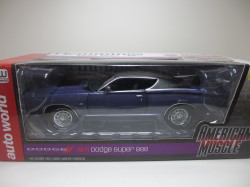 1/18  1971　Dodge Charger　 SUPER BEE PLUM CRAZY /　チャージャー　スーパービー　18-212