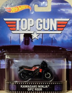 HOT WHEELS /Kawasaki Ninja GPZ 900R - Top Gun　「カワサキ」　「ニンジャ」　「トップガン」　「ホットウィール」　64-89