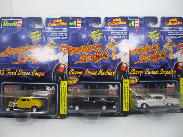 1/64 Revell American Graffitti アメリカン グラフティ 3台セット