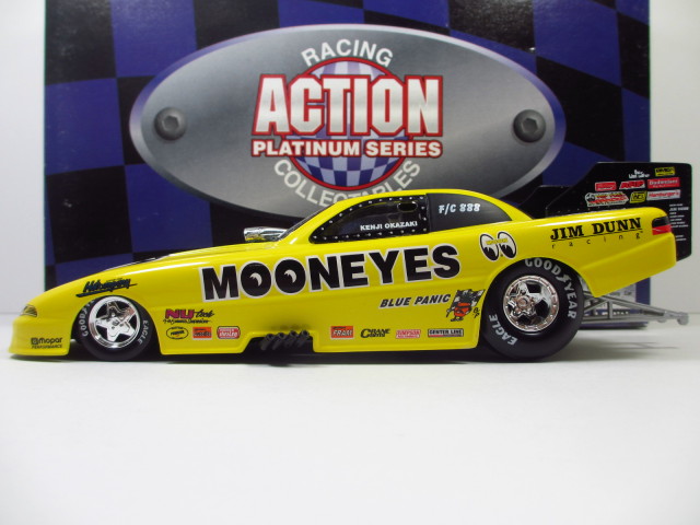 ミニカー FUNNY CAR 1/24 MOONEYES 1996EDITION Vintage NHRA Kenji Okazaki Moon Eyes 1996 Dodge Funny Car 1