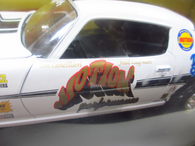 1971 Chevy Camaro 454 Baldwin Motion Phase III 1/18 Scale