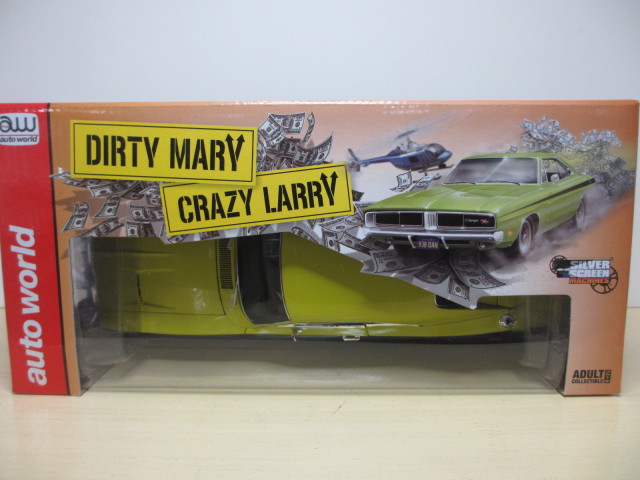 1/18 1969 Dodge Charger RT Dirty Mary Crazy Larry ダッチ