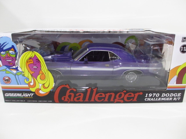 1/18 GREENLIGHT ダッジチャージー RT グリーンライト 1970 ダッジ チャレンジャー R/T HEMI プラム