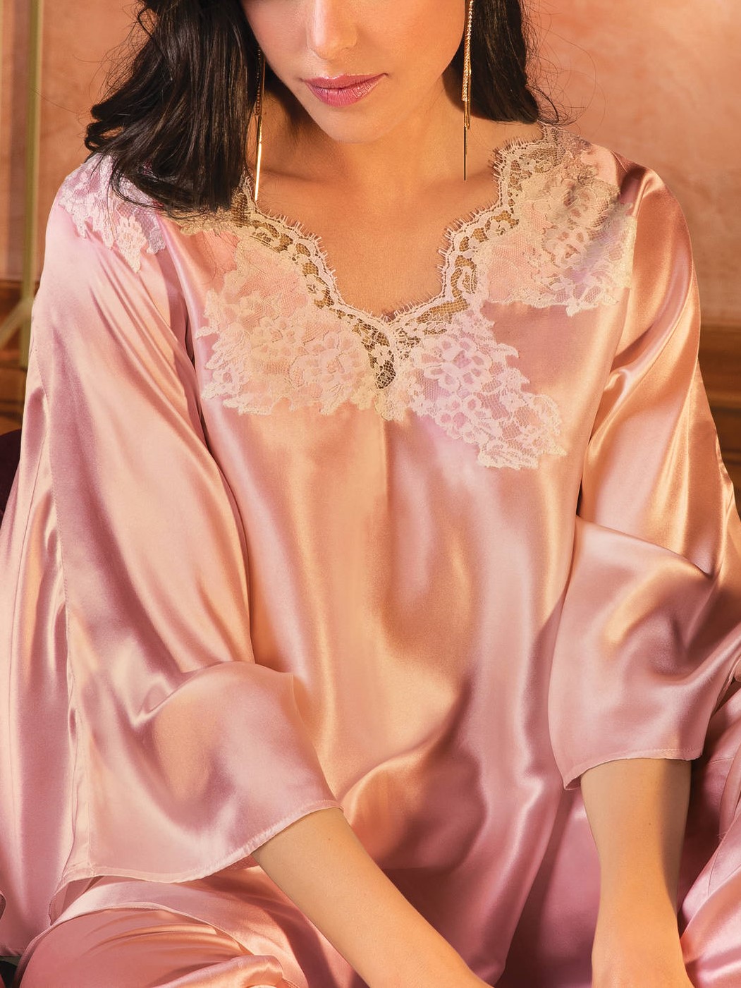 新色　リズ シャルメル　Lise Charmel　SPLENDEUR SOIE　シルク ポンチョ