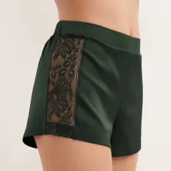 オーバドゥ　Aubade   Midnight Whisper　シルクショートパンツ