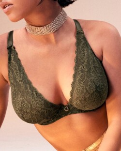 新色　オーバドゥ　Aubade　ROSESSENCE　ロゼサンス　トライアングルブラジャー