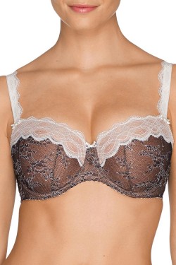 在庫△プリマドンナ　PRIMA DONNA　　CRYSTAL　バルコネットパテットブラジャー（Ｇカップ迄）