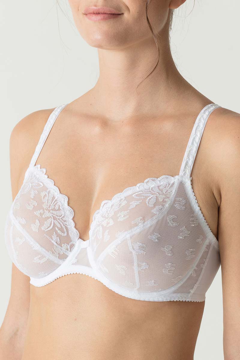 在庫△　プリマドンナ　PRIMA DONNA　WATERLILY　Deep necklineブラジャー（C～Gカップ
