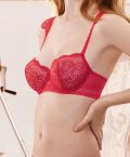 在庫薄セール　Simone Perele　シモーヌ ペレール　ELLES 　ハーフカップブラジャー
