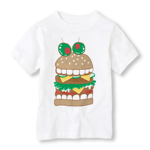 Mega Burger Graphic Tee メガバーガー　グラフィック Tシャツ